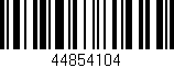 Código de barras (EAN, GTIN, SKU, ISBN): '44854104'
