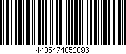 Código de barras (EAN, GTIN, SKU, ISBN): '4485474052896'