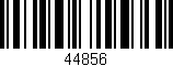 Código de barras (EAN, GTIN, SKU, ISBN): '44856'