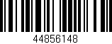 Código de barras (EAN, GTIN, SKU, ISBN): '44856148'