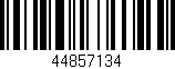 Código de barras (EAN, GTIN, SKU, ISBN): '44857134'