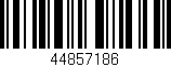 Código de barras (EAN, GTIN, SKU, ISBN): '44857186'