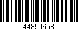 Código de barras (EAN, GTIN, SKU, ISBN): '44859658'
