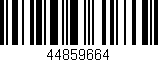 Código de barras (EAN, GTIN, SKU, ISBN): '44859664'