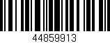 Código de barras (EAN, GTIN, SKU, ISBN): '44859913'