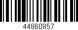 Código de barras (EAN, GTIN, SKU, ISBN): '44860857'
