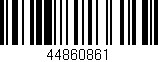Código de barras (EAN, GTIN, SKU, ISBN): '44860861'