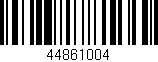 Código de barras (EAN, GTIN, SKU, ISBN): '44861004'