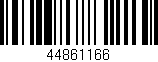 Código de barras (EAN, GTIN, SKU, ISBN): '44861166'