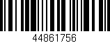 Código de barras (EAN, GTIN, SKU, ISBN): '44861756'