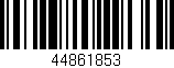Código de barras (EAN, GTIN, SKU, ISBN): '44861853'
