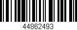 Código de barras (EAN, GTIN, SKU, ISBN): '44862493'
