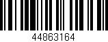 Código de barras (EAN, GTIN, SKU, ISBN): '44863164'