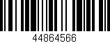 Código de barras (EAN, GTIN, SKU, ISBN): '44864566'