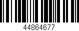 Código de barras (EAN, GTIN, SKU, ISBN): '44864677'
