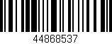 Código de barras (EAN, GTIN, SKU, ISBN): '44868537'