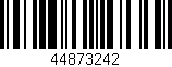 Código de barras (EAN, GTIN, SKU, ISBN): '44873242'