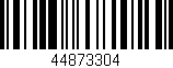 Código de barras (EAN, GTIN, SKU, ISBN): '44873304'