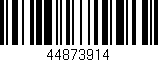 Código de barras (EAN, GTIN, SKU, ISBN): '44873914'