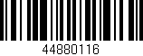 Código de barras (EAN, GTIN, SKU, ISBN): '44880116'