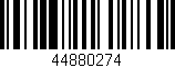 Código de barras (EAN, GTIN, SKU, ISBN): '44880274'