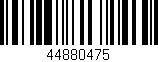 Código de barras (EAN, GTIN, SKU, ISBN): '44880475'