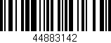 Código de barras (EAN, GTIN, SKU, ISBN): '44883142'