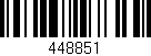 Código de barras (EAN, GTIN, SKU, ISBN): '448851'