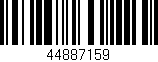 Código de barras (EAN, GTIN, SKU, ISBN): '44887159'