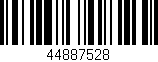 Código de barras (EAN, GTIN, SKU, ISBN): '44887528'
