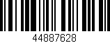 Código de barras (EAN, GTIN, SKU, ISBN): '44887628'