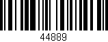 Código de barras (EAN, GTIN, SKU, ISBN): '44889'