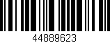 Código de barras (EAN, GTIN, SKU, ISBN): '44889623'