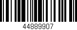 Código de barras (EAN, GTIN, SKU, ISBN): '44889907'