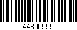 Código de barras (EAN, GTIN, SKU, ISBN): '44890555'