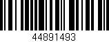 Código de barras (EAN, GTIN, SKU, ISBN): '44891493'