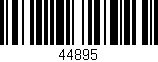 Código de barras (EAN, GTIN, SKU, ISBN): '44895'