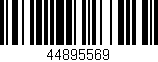 Código de barras (EAN, GTIN, SKU, ISBN): '44895569'