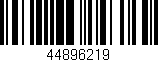 Código de barras (EAN, GTIN, SKU, ISBN): '44896219'