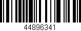 Código de barras (EAN, GTIN, SKU, ISBN): '44896341'