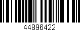 Código de barras (EAN, GTIN, SKU, ISBN): '44896422'