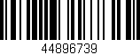 Código de barras (EAN, GTIN, SKU, ISBN): '44896739'