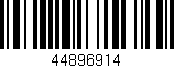 Código de barras (EAN, GTIN, SKU, ISBN): '44896914'