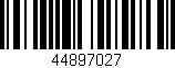 Código de barras (EAN, GTIN, SKU, ISBN): '44897027'
