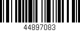 Código de barras (EAN, GTIN, SKU, ISBN): '44897083'