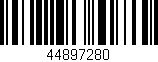 Código de barras (EAN, GTIN, SKU, ISBN): '44897280'