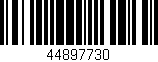 Código de barras (EAN, GTIN, SKU, ISBN): '44897730'