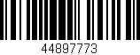 Código de barras (EAN, GTIN, SKU, ISBN): '44897773'