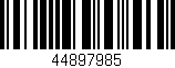 Código de barras (EAN, GTIN, SKU, ISBN): '44897985'