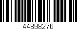 Código de barras (EAN, GTIN, SKU, ISBN): '44898276'